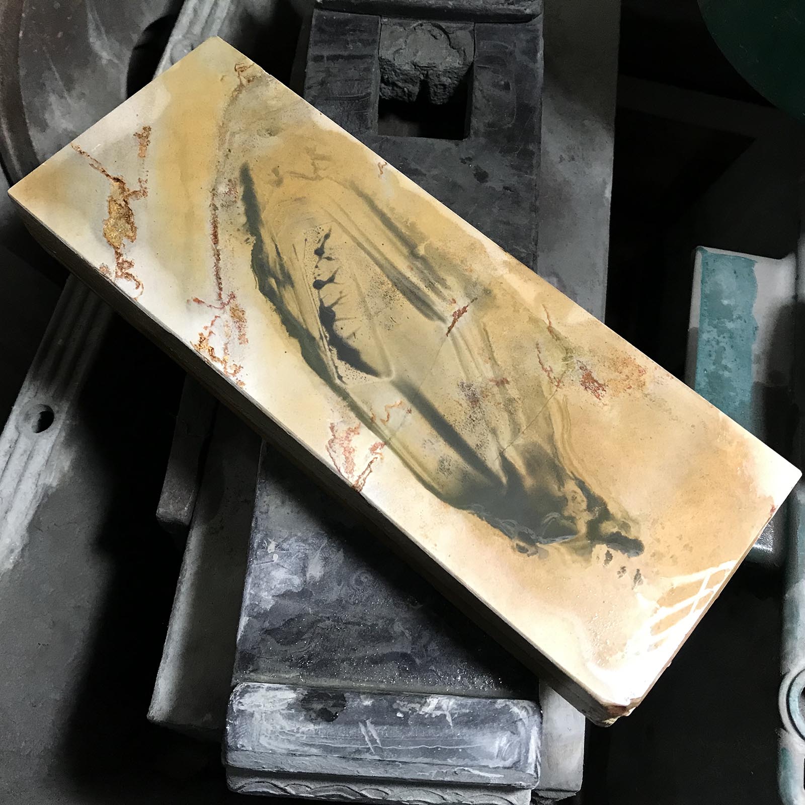 未知の鉱山 吹田 日本製 天然仕上砥石 道具 砥石 天然仕上砥石 山不明 巣板