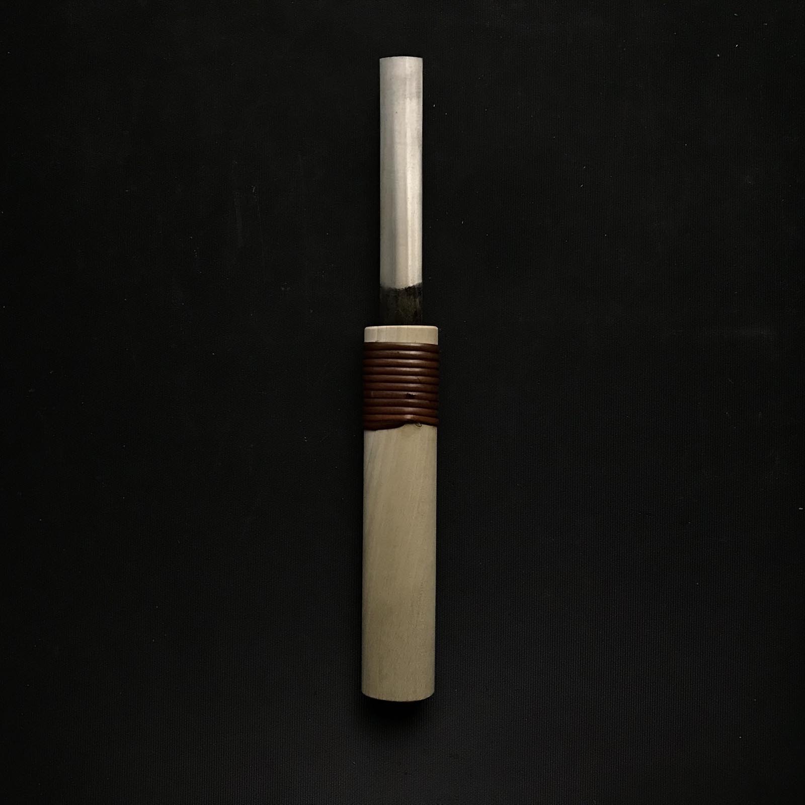 旧蔵 越江 外丸能美 鑿 青鋼 掘り出し物 悦英 外丸彫刻刀 青紙鋼