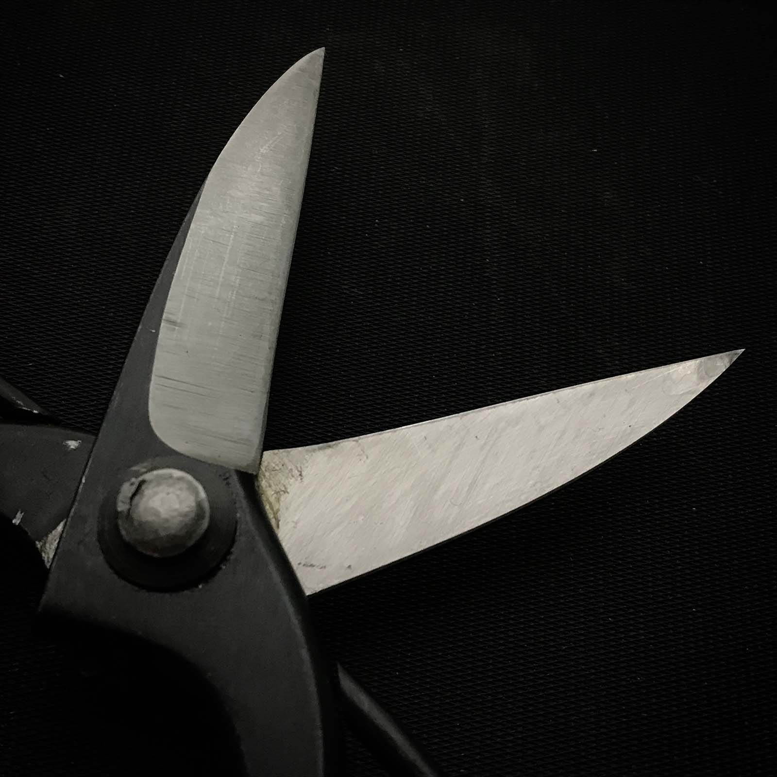 Kuniharu Hand made Okubo Shears with Blue steel 國治 大久保鋏 手作り 青紙鋼
