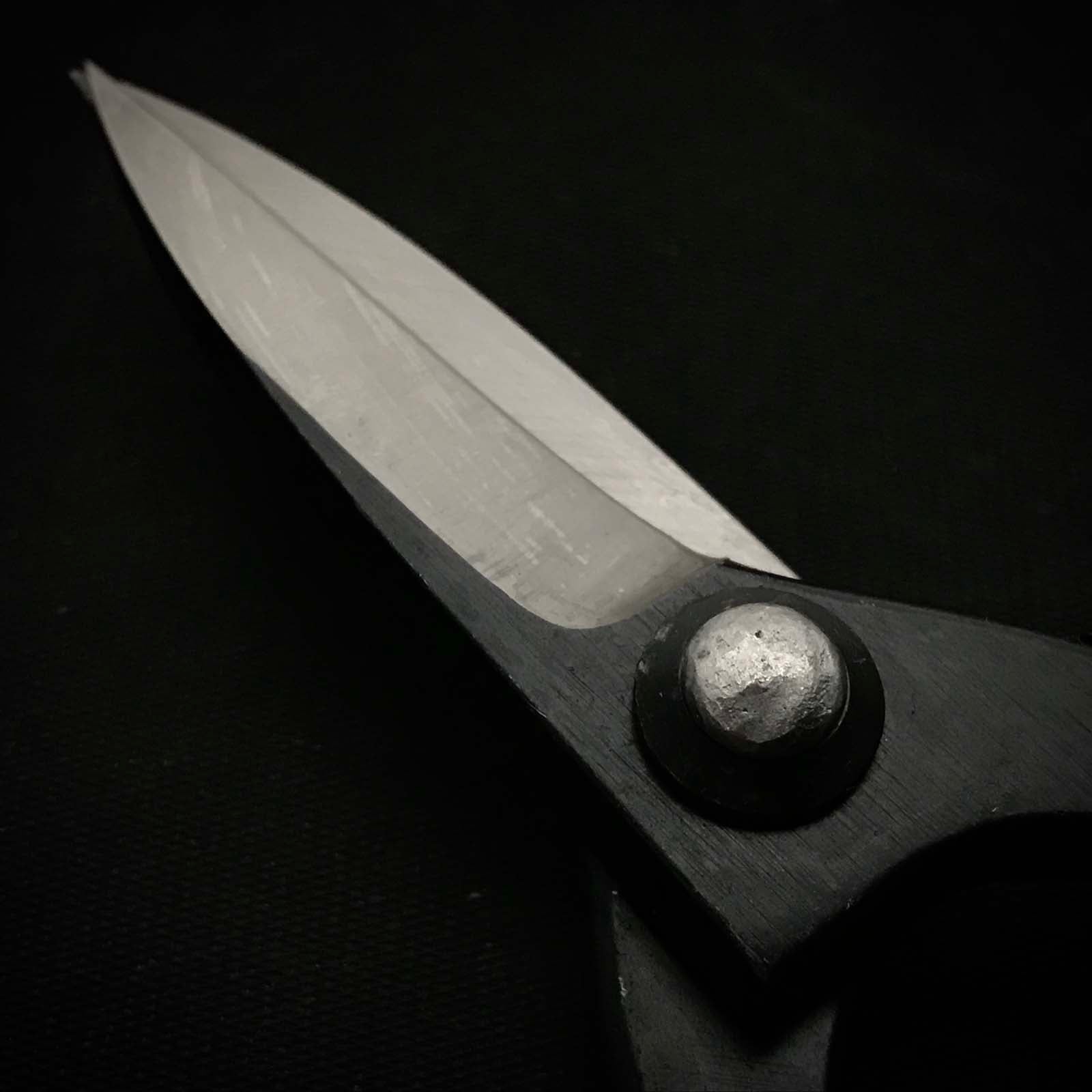 Kuniharu Hand made Okubo Shears with Blue steel 國治 大久保鋏 手作り 青紙鋼