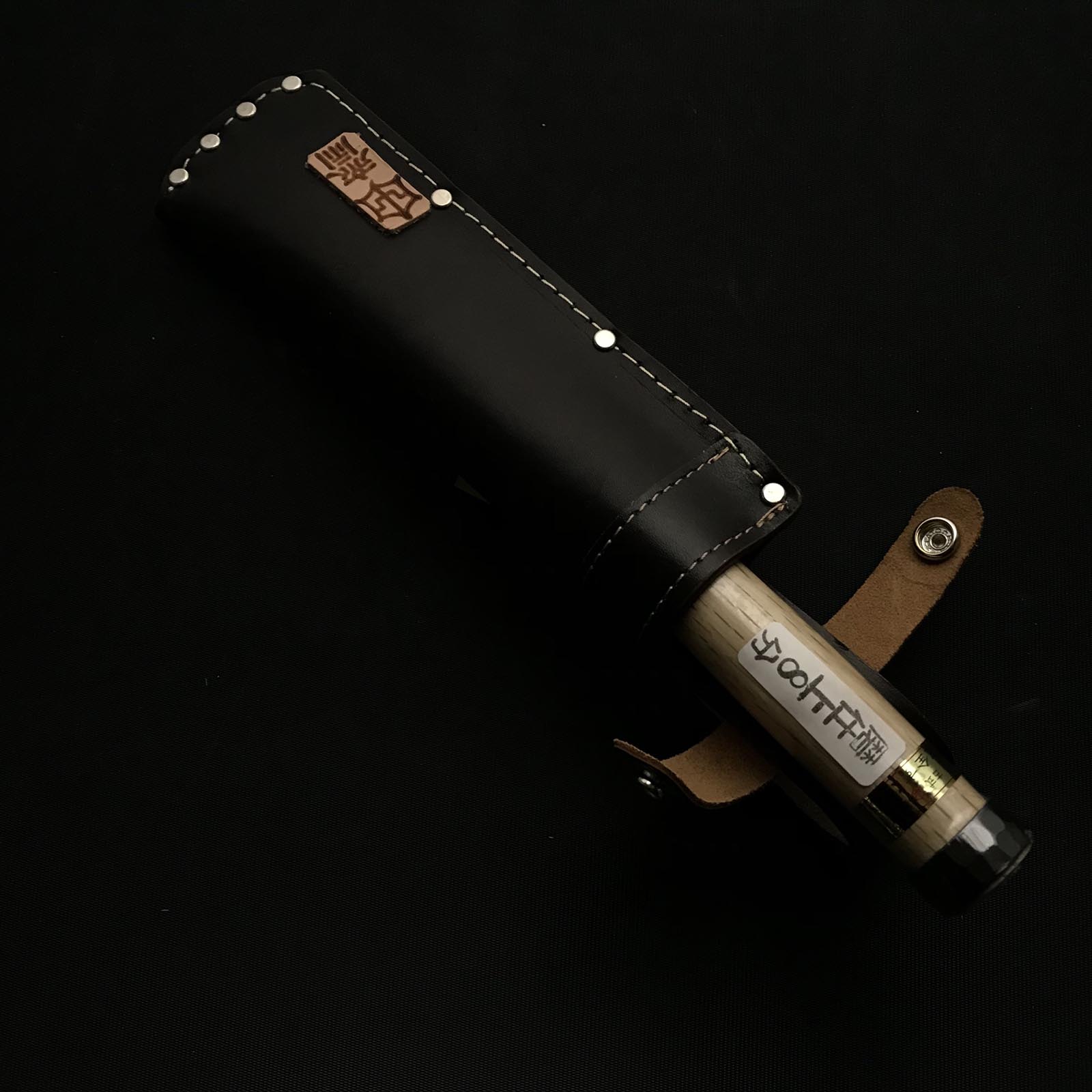 革袋付 田斎作 脇差鑿 追入鑿 24mm