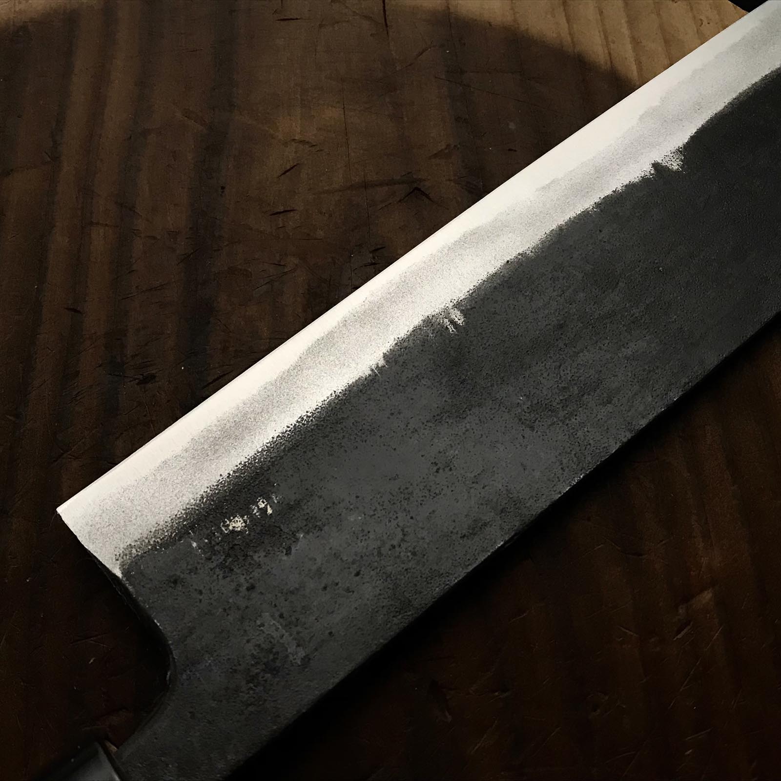 Kurouchi Nakiri Bocho by Sakodahamono 黒打 菜切包丁 迫田刃物 165mm