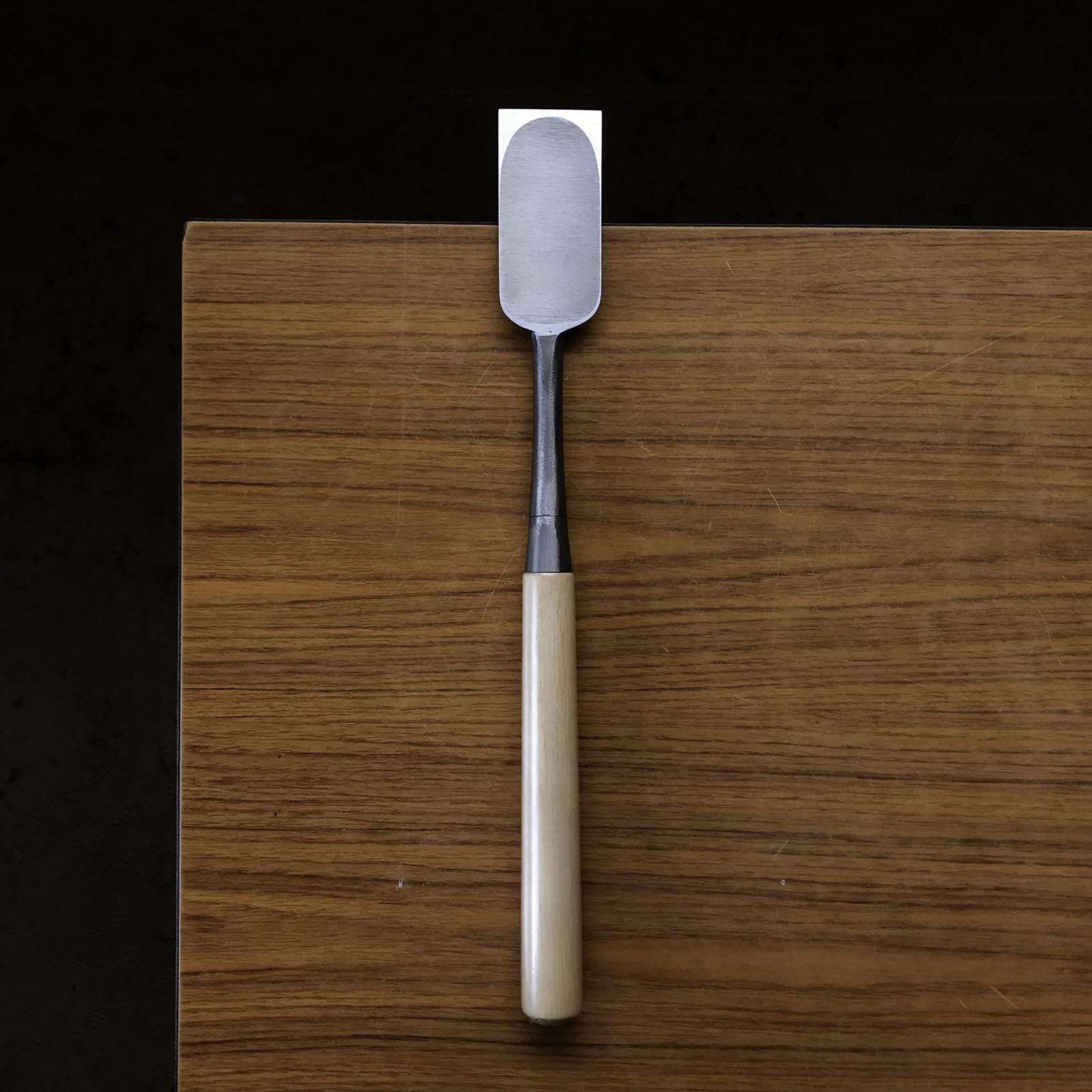 Tasai Paring chisels (Usunomi) with blue steel 田斎作 磨き仕上 薄鑿 42mm