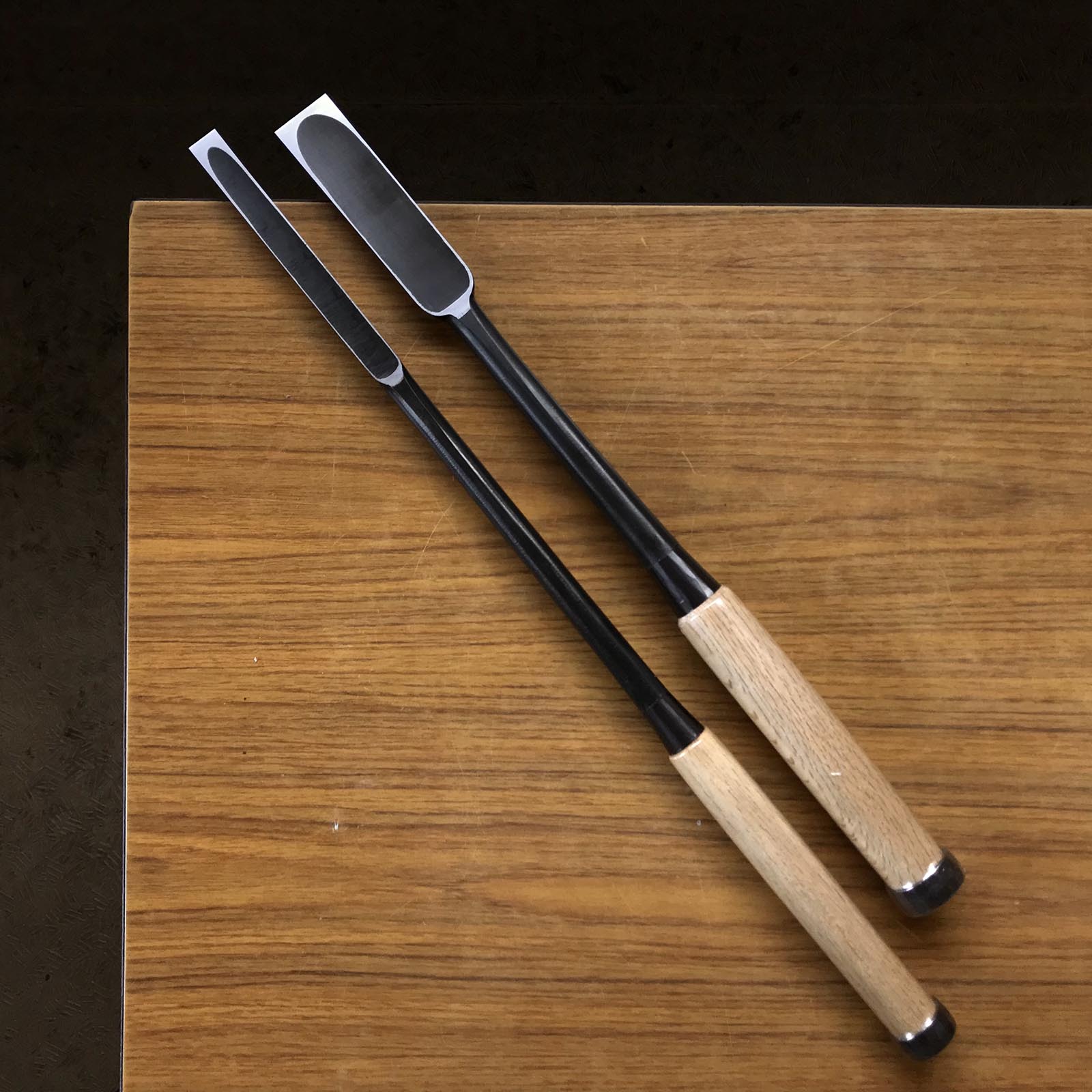 Tasai Fusetsu Slick Chisels (Anayanomi) 田斎風雪 香の突穴屋鑿 13.5mm 27mm