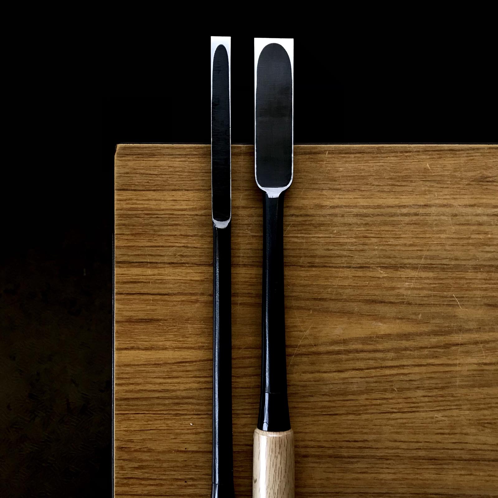 Tasai Fusetsu Slick Chisels (Anayanomi) 田斎風雪 香の突穴屋鑿 13.5mm 27mm