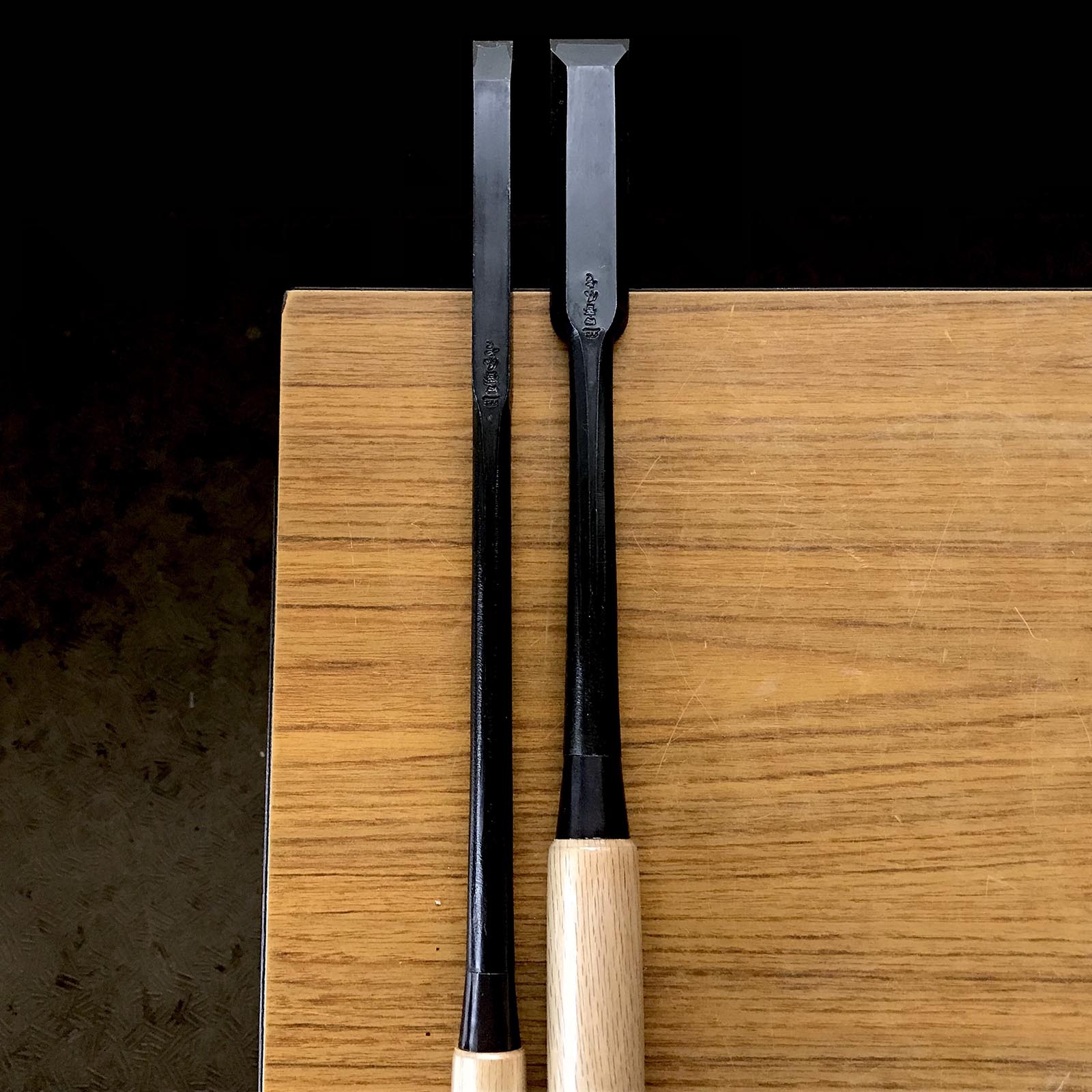 Tasai Fusetsu Slick Chisels (Anayanomi) 田斎風雪 香の突穴屋鑿 13.5mm 27mm