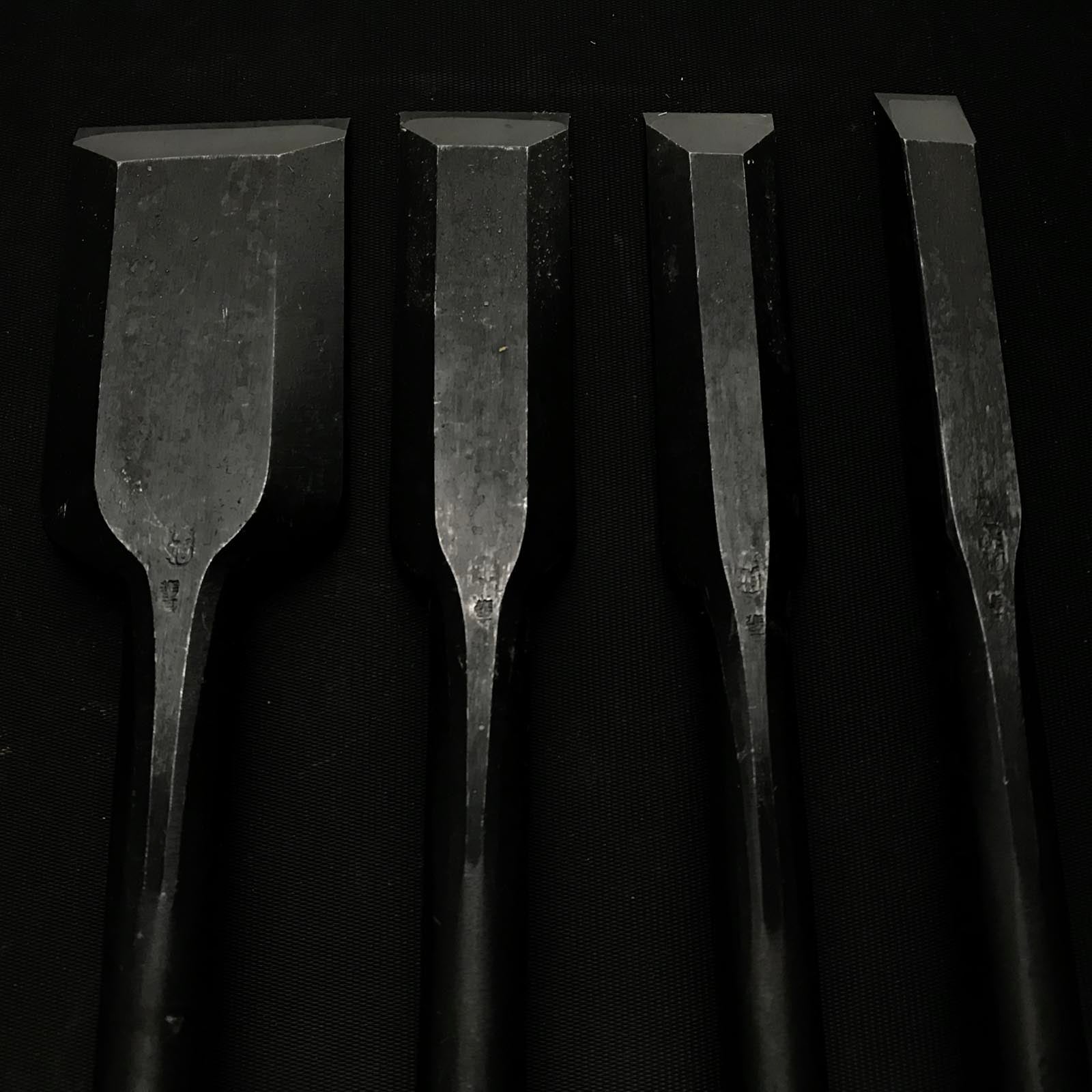 Sukemaru Slick Chisels (Irimoya / Anayanomi) 助丸 入母屋鑿・穴屋鑿 48,42,36,30,24,18,15,13.5,12 mm