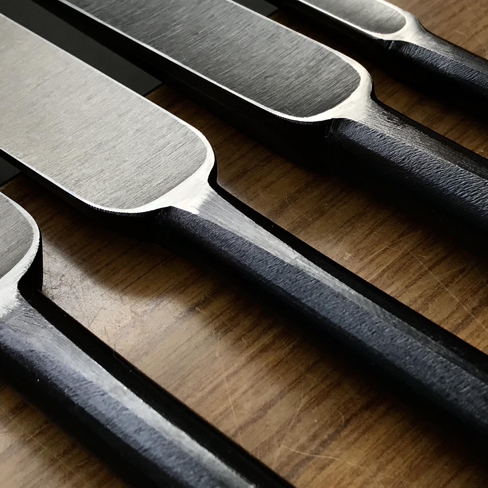 Tasai Slick Chisels (Anayanomi) 田斎 香の突穴屋鑿 36,30,24,12mm