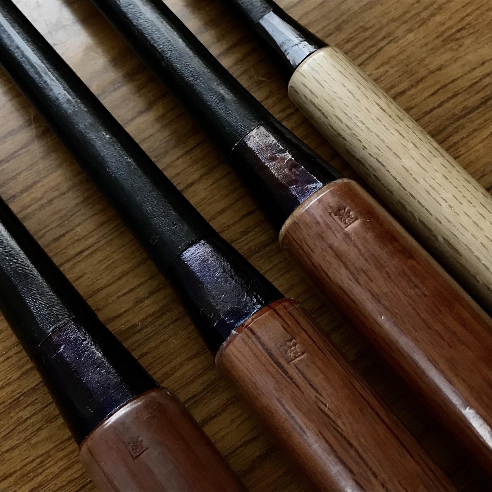 Tasai Slick Chisels (Anayanomi) 田斎 香の突穴屋鑿 36,30,24,12mm