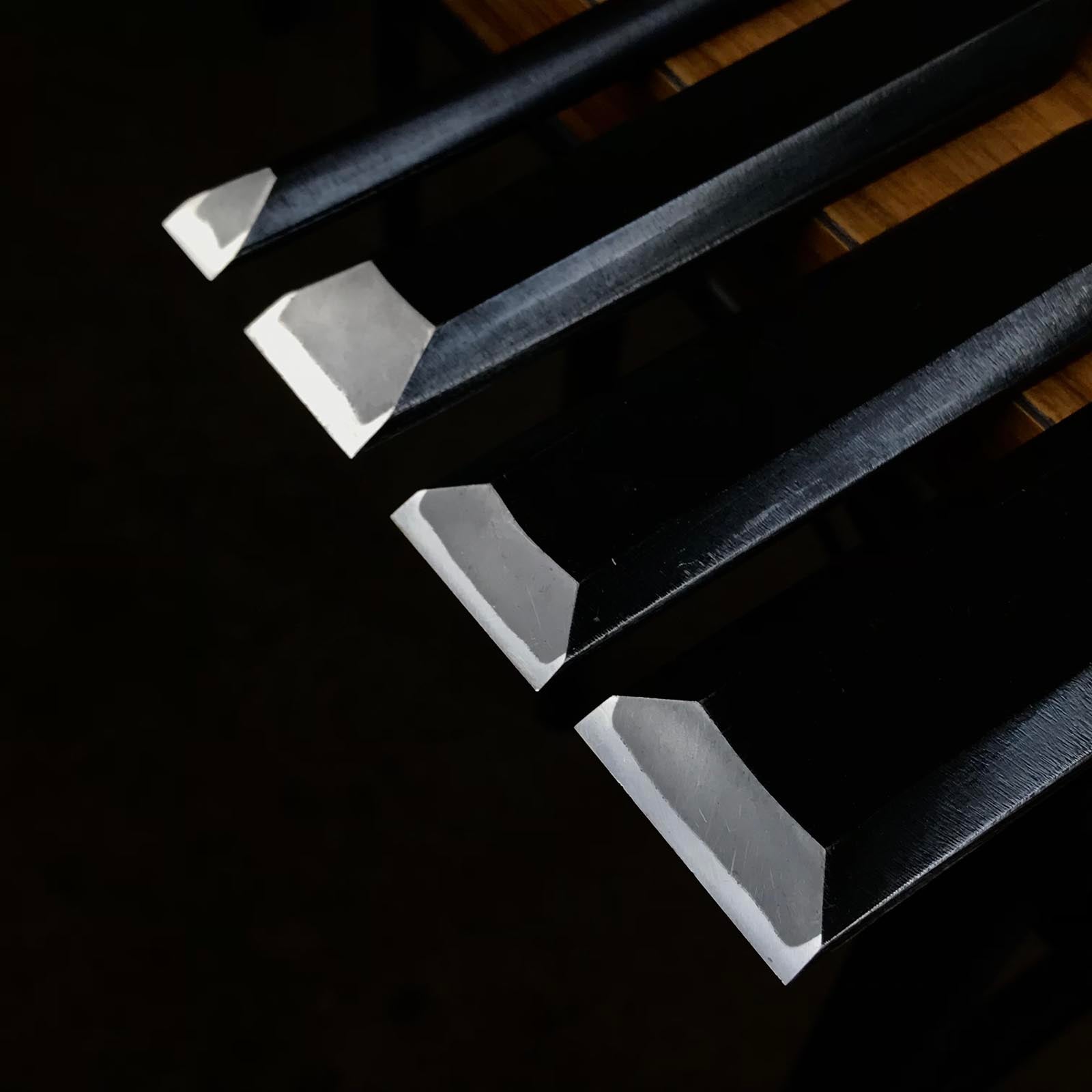 Tasai Slick Chisels (Anayanomi) 田斎 香の突穴屋鑿 36,30,24,12mm