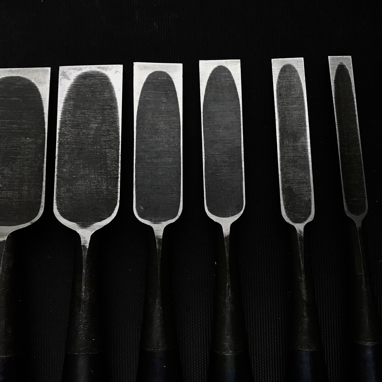 Kazuhirro Old stock Bench chisels set by Endou Kazuo 遠藤一雄作 かず弘 追入組鑿 Oiirenomi