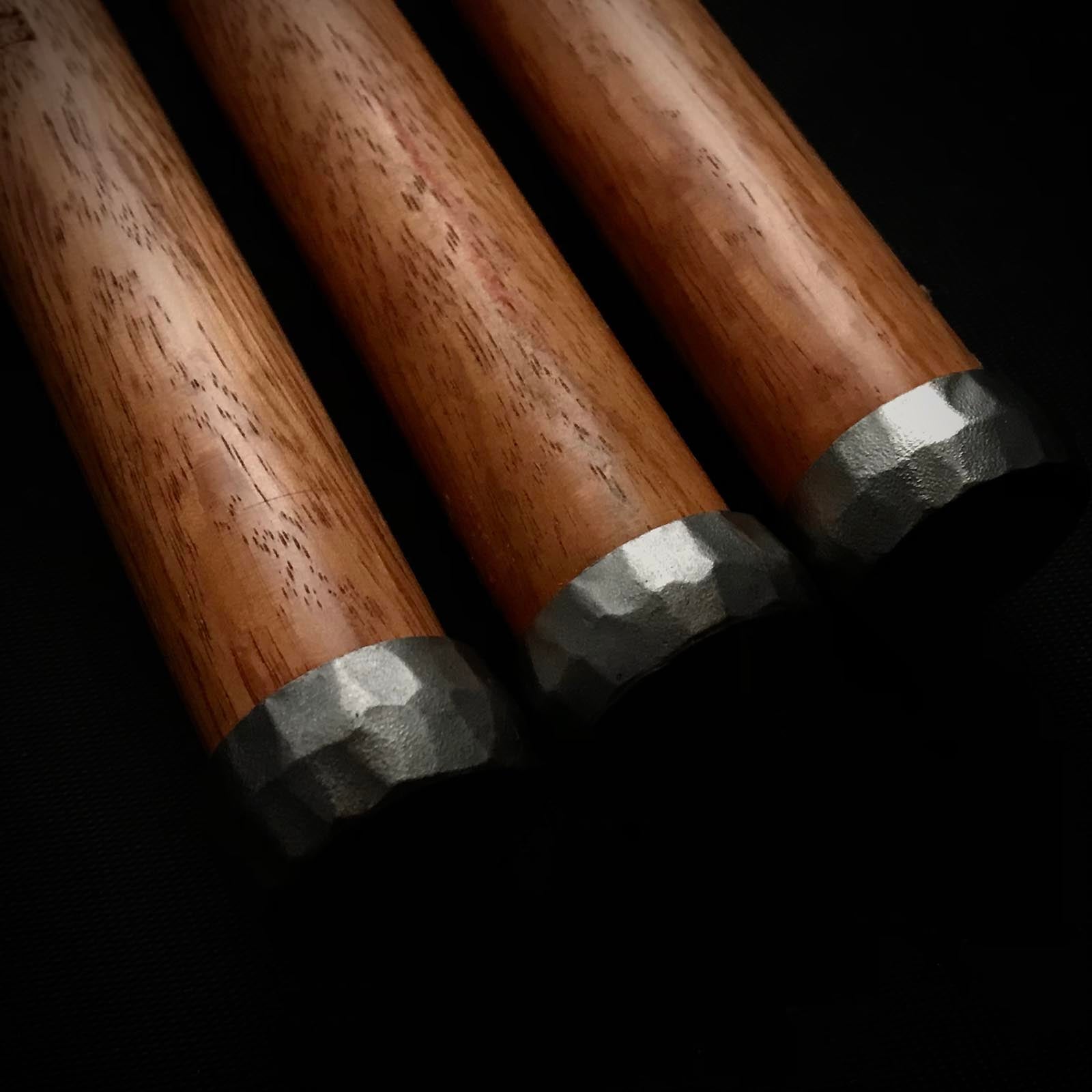 Old stock Kiyohisa Bench chisels by Watanabe Kiyoe 掘出し物 渡辺清栄作 清久 追入鑿 Oirenomi 12,15,18mm
