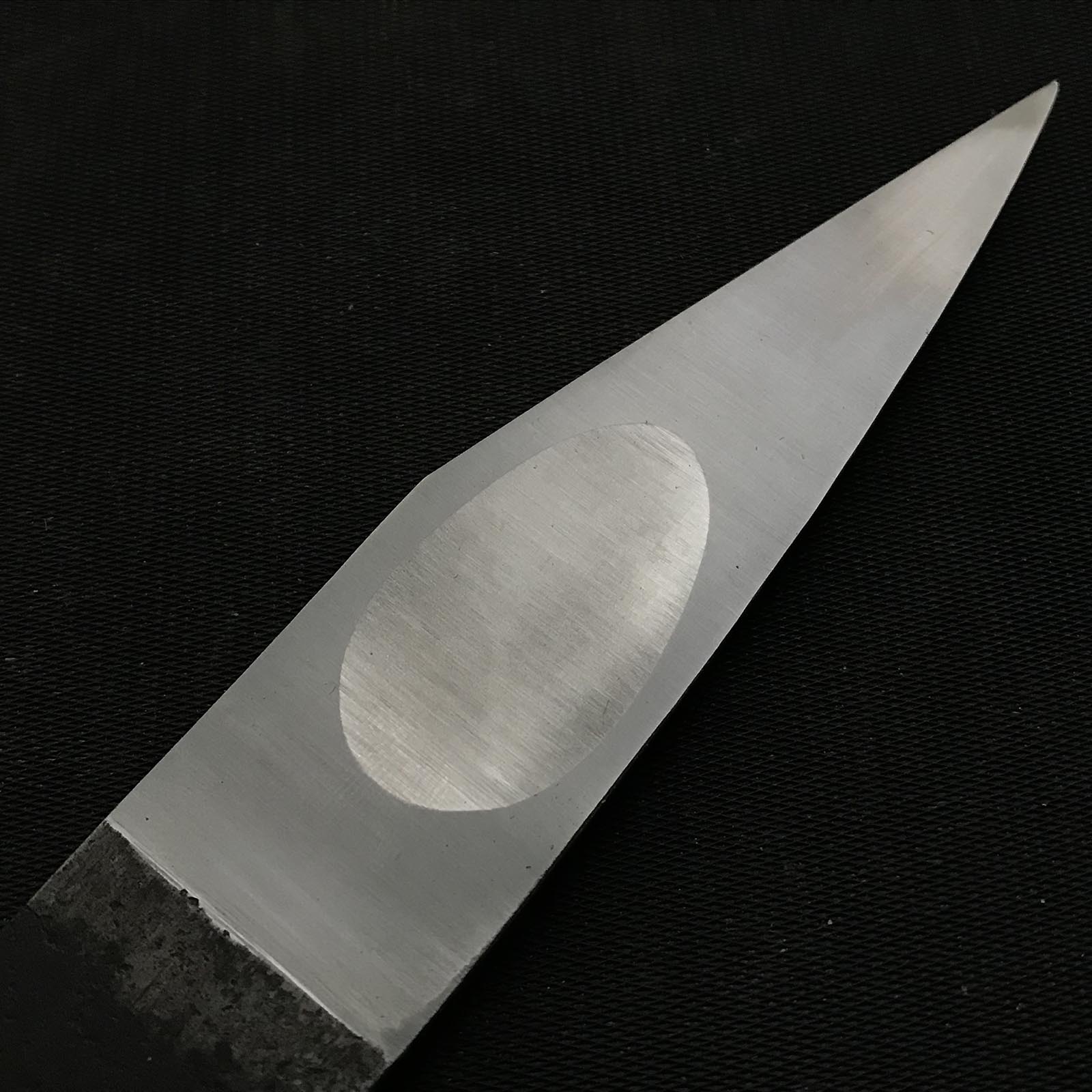 Custom made Kiridashi by Chiyotsuru Sadahide 3rd Generation Right hand 特注(3.5mm厚) 三代目千代鶴貞秀 切出し小刀 右