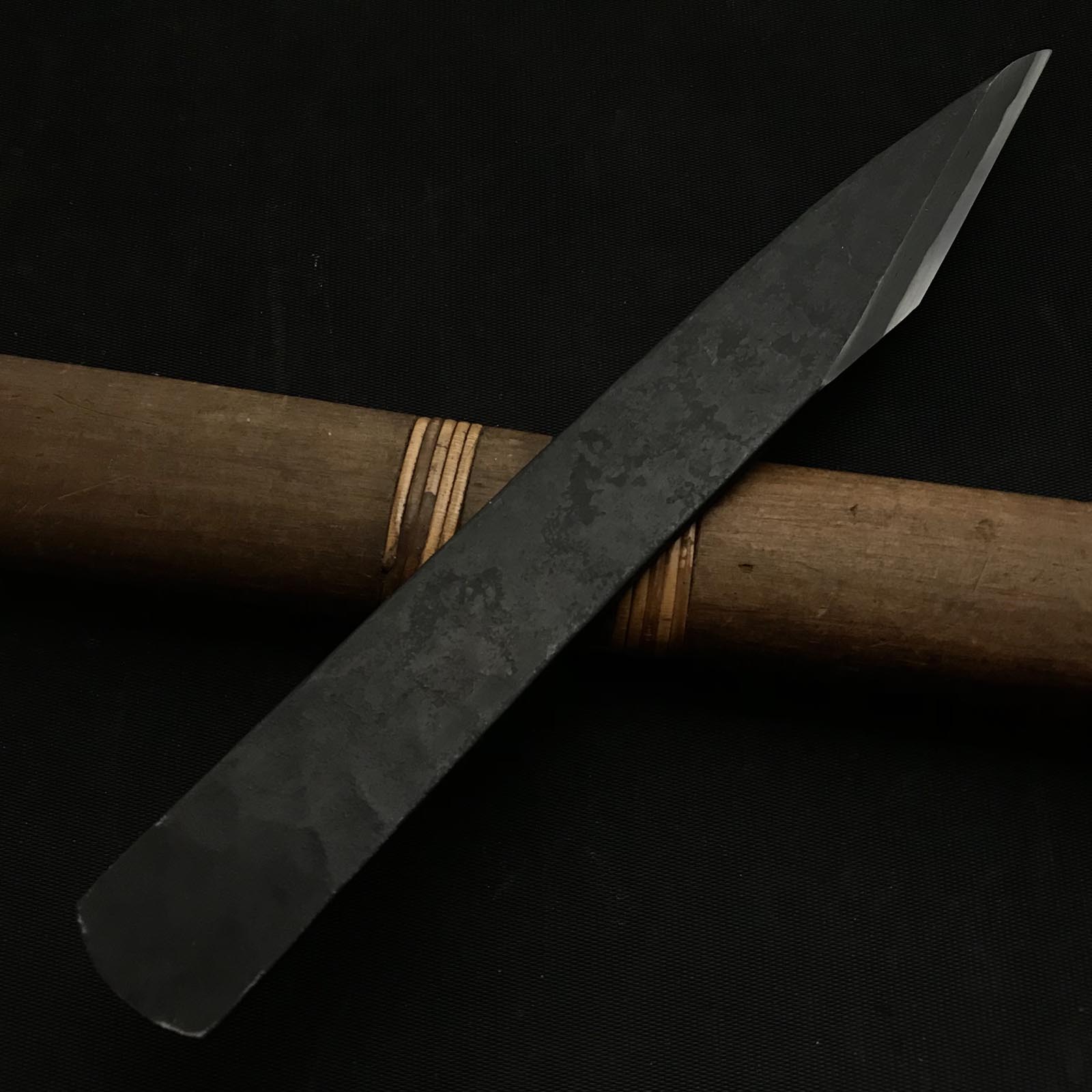 Custom made Kiridashi by Chiyotsuru Sadahide 3rd Generation Right hand 特注(3.5mm厚) 三代目千代鶴貞秀 切出し小刀 右