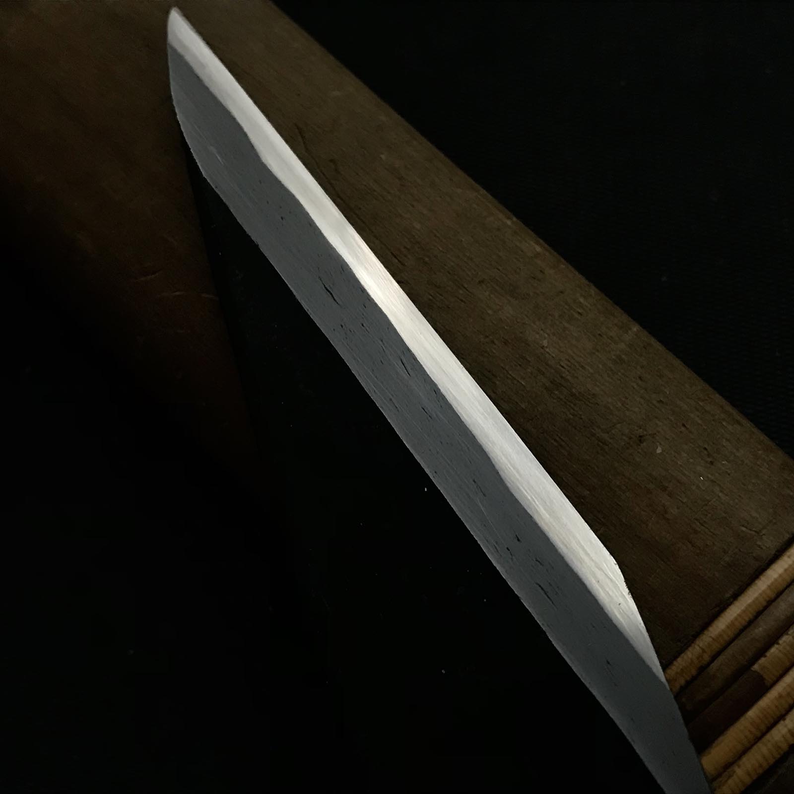 Custom made Kiridashi by Chiyotsuru Sadahide 3rd Generation Right hand 特注(3.5mm厚) 三代目千代鶴貞秀 切出し小刀 右