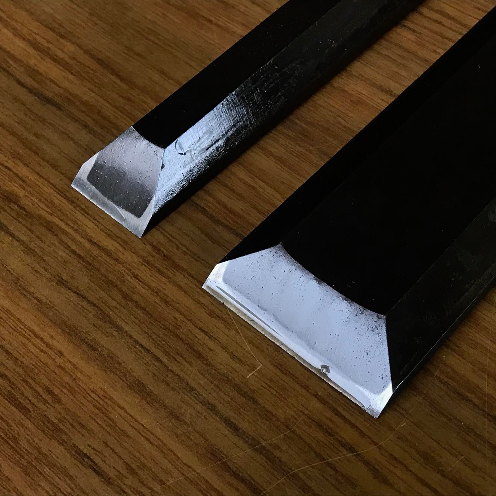 Hidari Ichihiro Slick Chisels set 左市弘 本突き組鑿 Unused