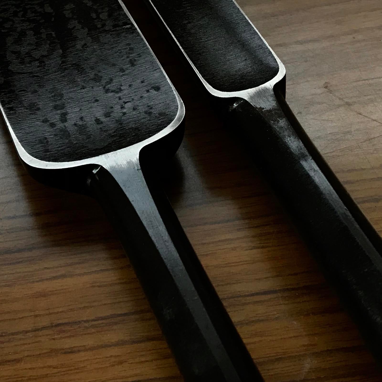 Hidari Ichihiro Slick Chisels set 左市弘 本突き組鑿 Unused