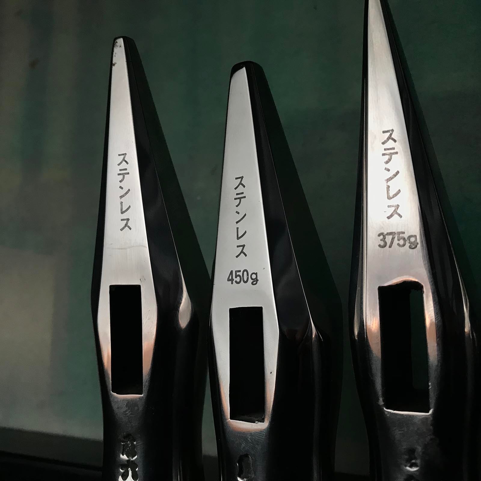 掘出し物 藤六 ステンレス片口玄翁 300,375, 450g