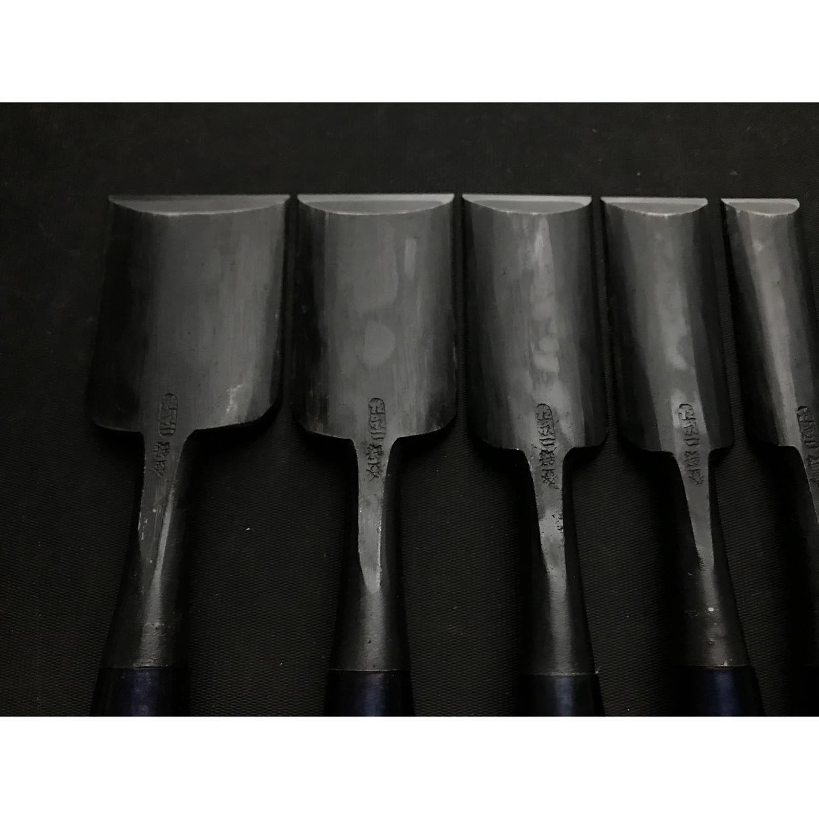 小丸藤宏型 今井忠太郎作 卓上ノミ 今井忠太郎作 二治弘 甲丸追入組鑿 紫檀柄 おいいれのみ #3