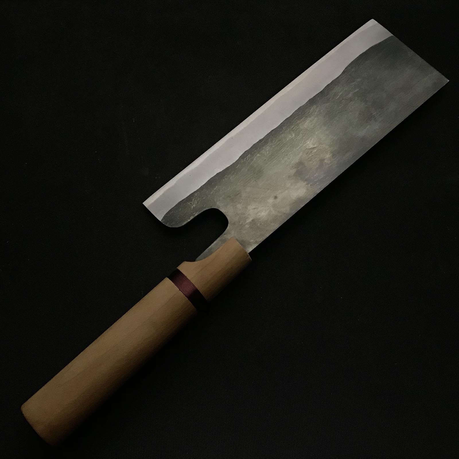 オールドストック ヒロトモ ソバキリ 防長 掘り出し物 廣朋 蕎麦(そば)切り包丁 210mm