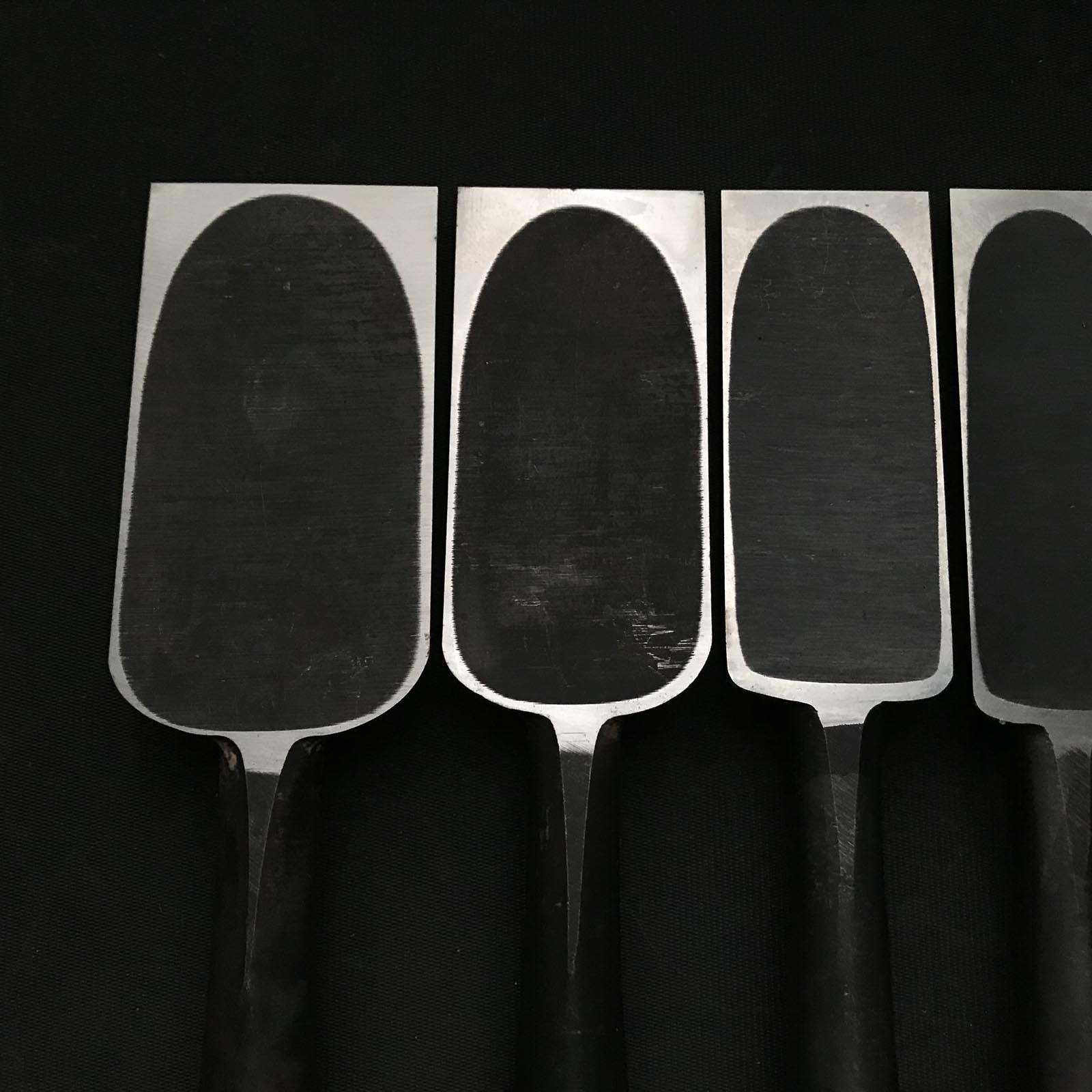 Old stock #1 Mixed set for beginner Timber chisels set with White steel 掘出し物 バラ鑿合わせ 初心者におすすめ 叩鑿6本組 Tatakinomi