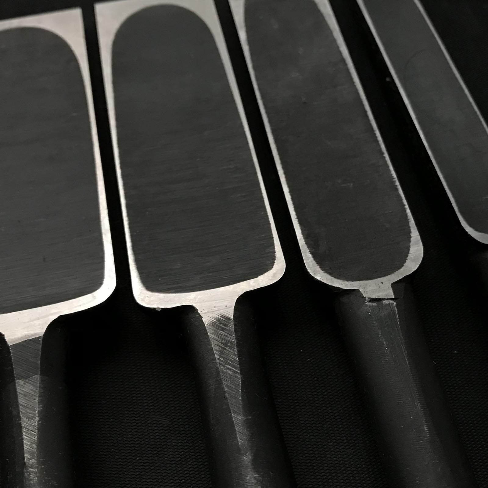 Old stock #1 Mixed set for beginner Timber chisels set with White steel 掘出し物 バラ鑿合わせ 初心者におすすめ 叩鑿6本組 Tatakinomi