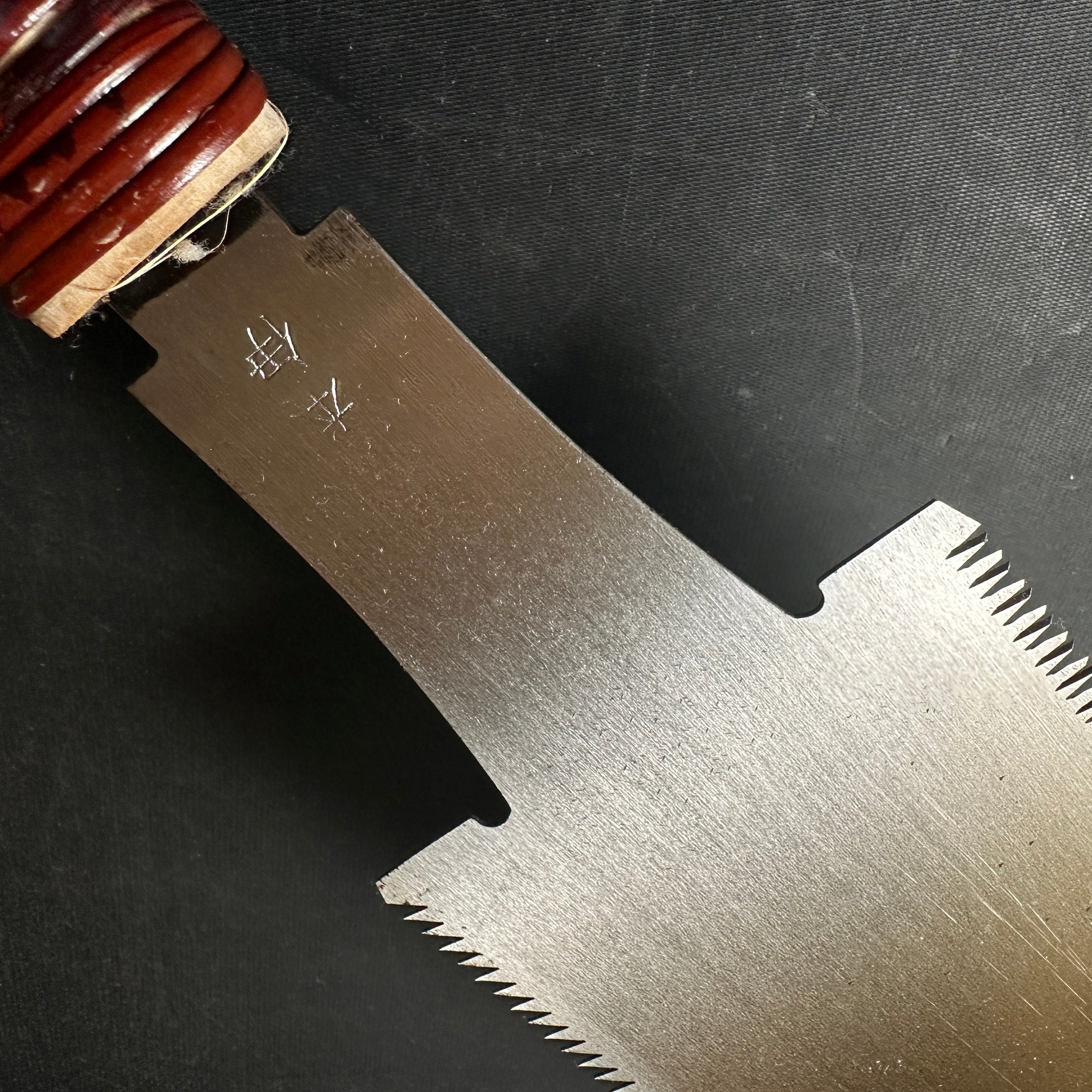 #60 長勝両刃鋸 渦巻きハンドル付き 堅木用 長勝鋸 両刃鋸 渦巻き柄 広葉材用 270mm