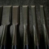 Kiyohisa Bench chisels set by Watanabe Kiyoe 渡辺清栄作 清久 追入鑿 10本組 Oirenomi