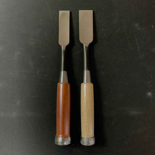 Tasai Bench chisels (Oirenomi) with blue steel  田斎作 黒仕上 追入鑿 18,24,36mm