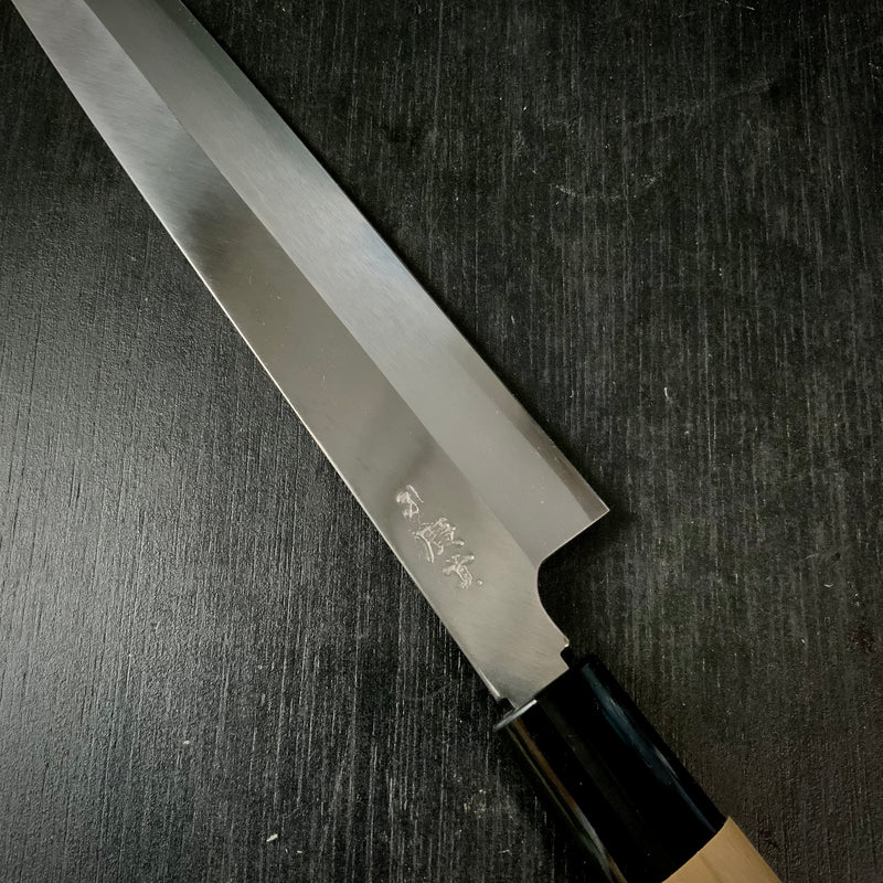 Hirotsugu Hand made Yanagiba Bocho Polish Finish 廣貢 柳刃包丁 磨き仕上 240mm