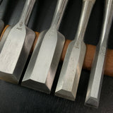 Old stock Mitsukuni Sukemaru  High-Speed Steel Timber chisels set 掘出し物 光圀 助丸 ハイス鋼 叩き鑿 tatakinomi