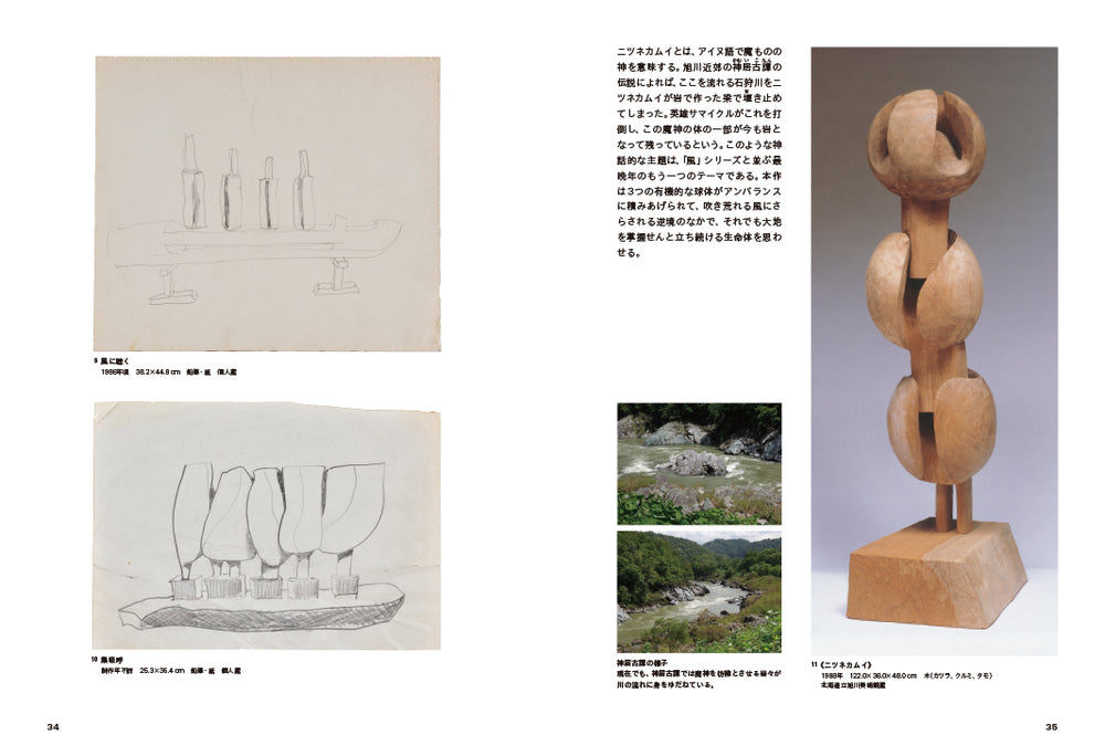 砂澤ビッキ 風を彫った彫刻家 ー作品と素描ー Bikki Sunazawa, Sculptor of the Wind - Works an –  YAMASUKE KurashigeTools