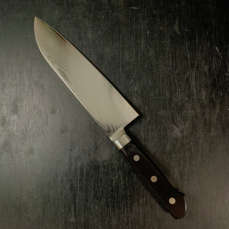 Kumadori Santoku Bocho with super blue steel 隈取 三徳包丁 積層鋼材33層 180mm