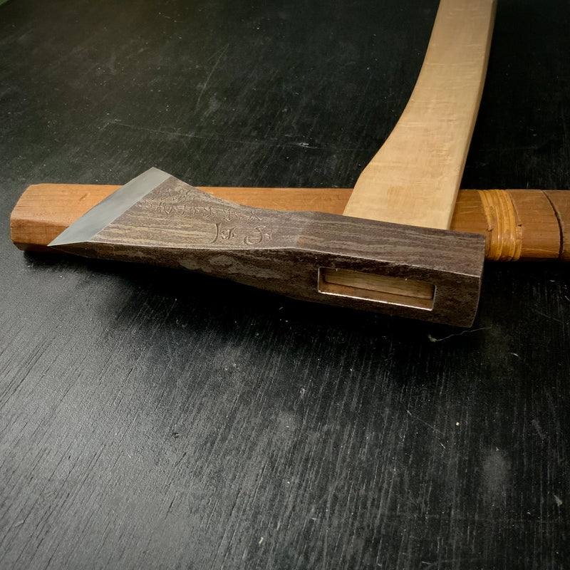 『ERLI』 Sozen Japanese Carpenter's Axe  『而立』 素全作 小型鉞 木割り斧  Masakari