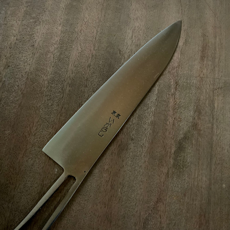 Old stock Igarashi Santoku handle Knife   掘出し物  いがらし ハンドルナイフ