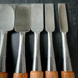 High-Speed Steel Bench chisels Timber chisels set ハイス 追入組鑿 Oirenomi 5本組