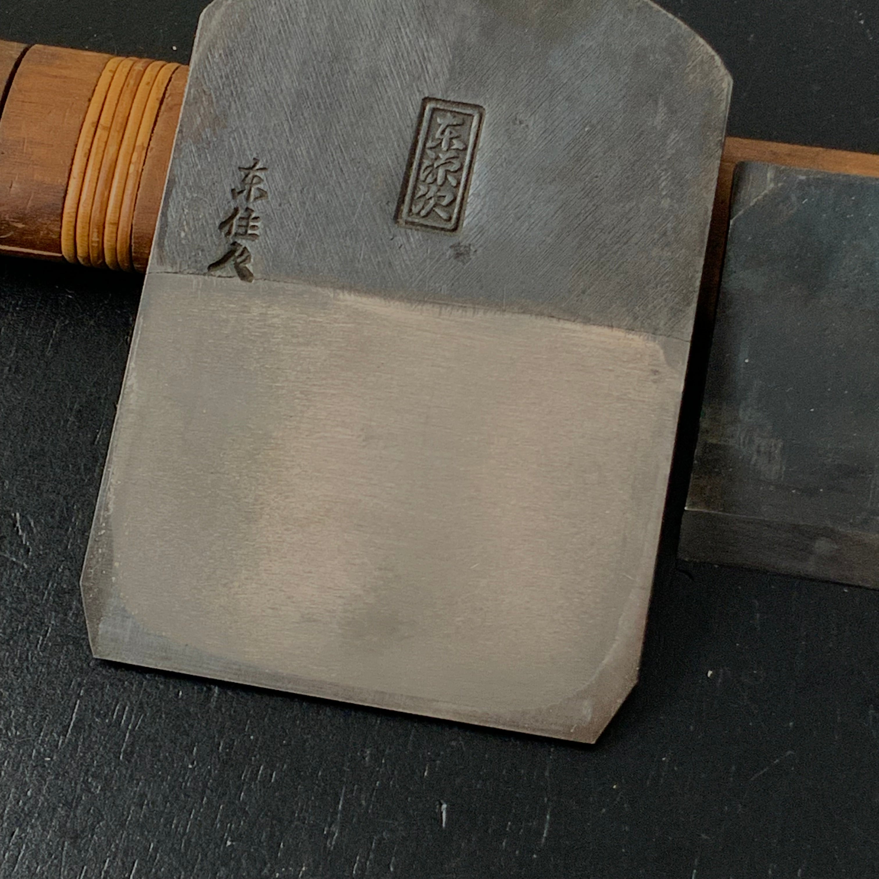 Old stock Azuma-Tenji Long body Plane (Nagadai-Kanna) with Red Oak dai 掘出し物 東伝次 石橋藤七作 長台鉋 赤樫台 65mm