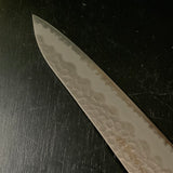 Tsuchime Finish Chef knife Gyuto Blue Steel  切れるよろこび 牛刀 槌目仕上 青紙鋼 210mm