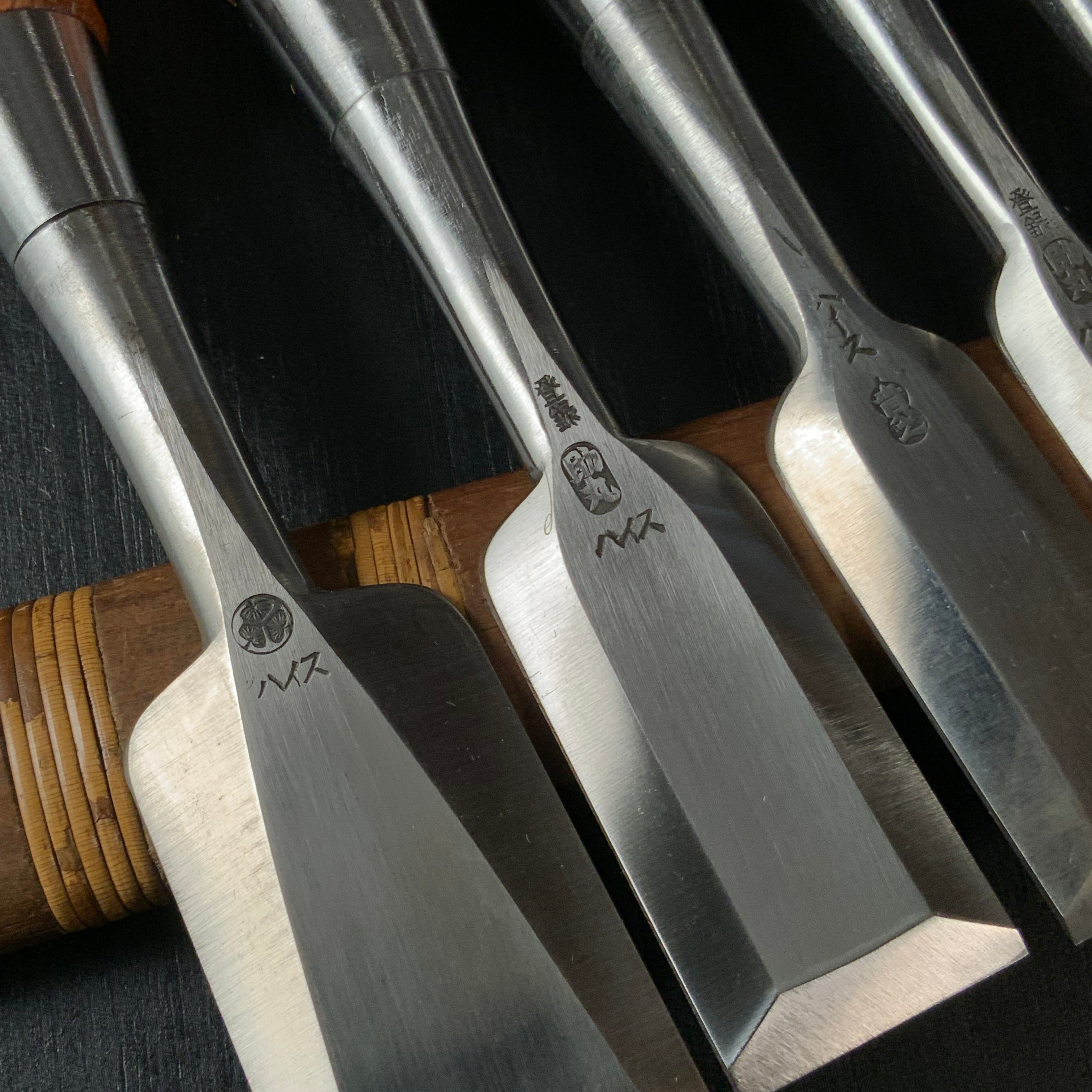 #2 High-Speed Steel Bench chisels chisels set ハイス 追入組鑿 Oirenomi 5本組