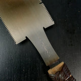 #171 Nagakatsu Double Edge Saw Eddy Type Handles set by Kurashige For Hard Wood 長勝鋸 渦巻き柄 両刃鋸 245mm