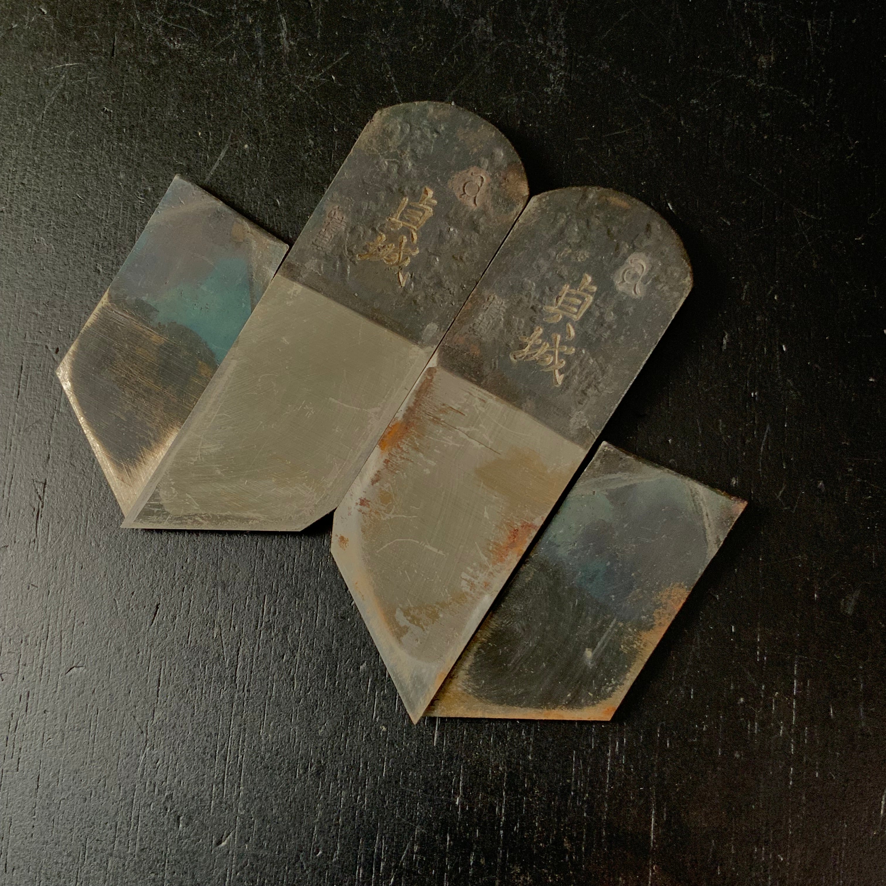 Sadajo Rabbet Planes (Kiwa-Kanna) with Blue steel Left &Right 貞城 際鉋 青紙鋼 本仕込 左右 36mm