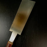 #137  Nagakatsu Double Edge (Ryoba) Saw with Eddy Type Handles For Hard Wood 長勝鋸 両刃鋸 渦巻き柄 広葉材用 225mm