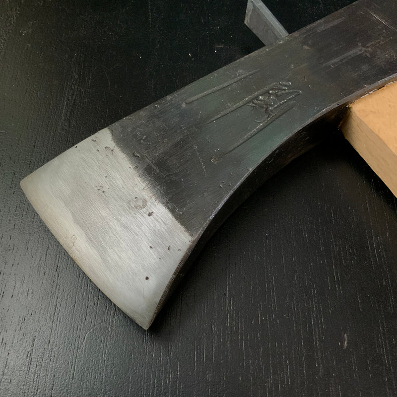 #Mk15 Old stock Japanese Carpenter's Axe  掘出し物 鉞 木割り斧  Masakari