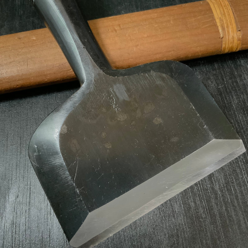 Kikuhiromaru Bench chisels with White steel (Oirenomi) 菊弘丸 追入鑿 90mm