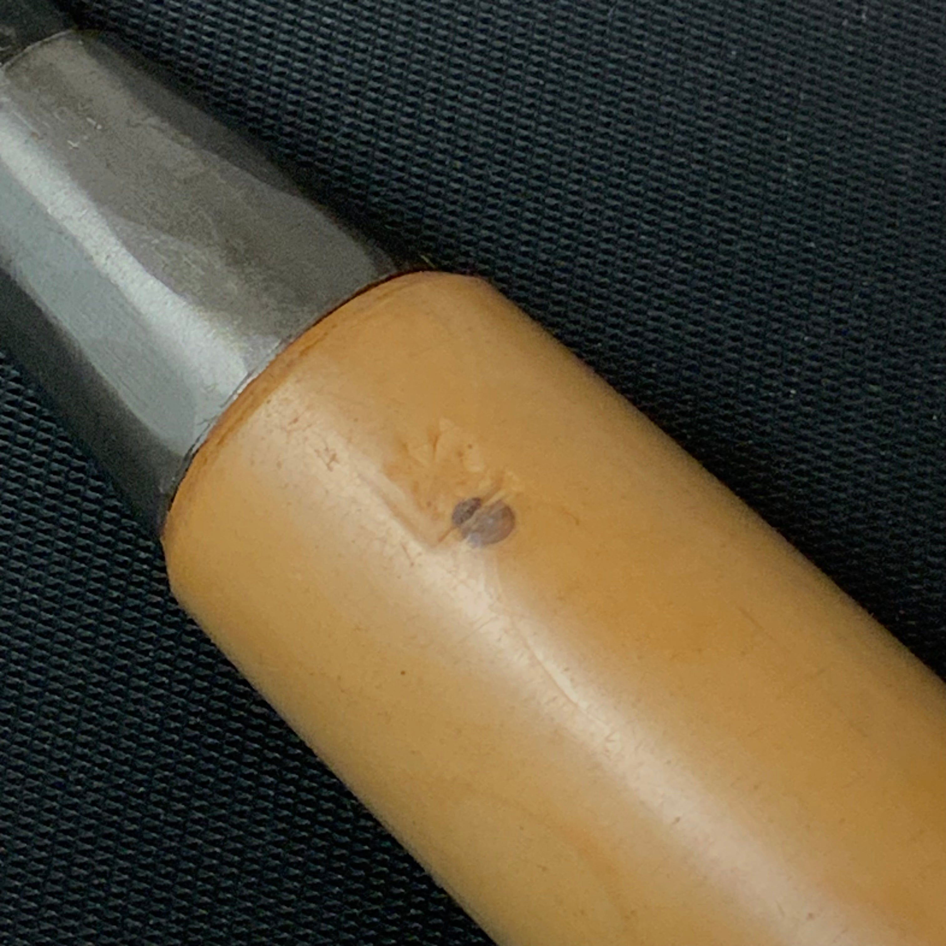 Tasai Fusetsu Bench chisels (Oirenomi) with blue steel  Takugara 田斎風雪作 追入鑿 拓柄 18mm