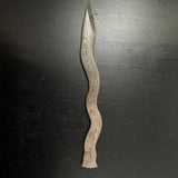 Old stock Nenrin(treeRing) Snakes Kiridashi Knives by Kunikei 3rd Right hand  掘出し物 三代目国慶作 年輪 巳 切出し小刀 21mm 右