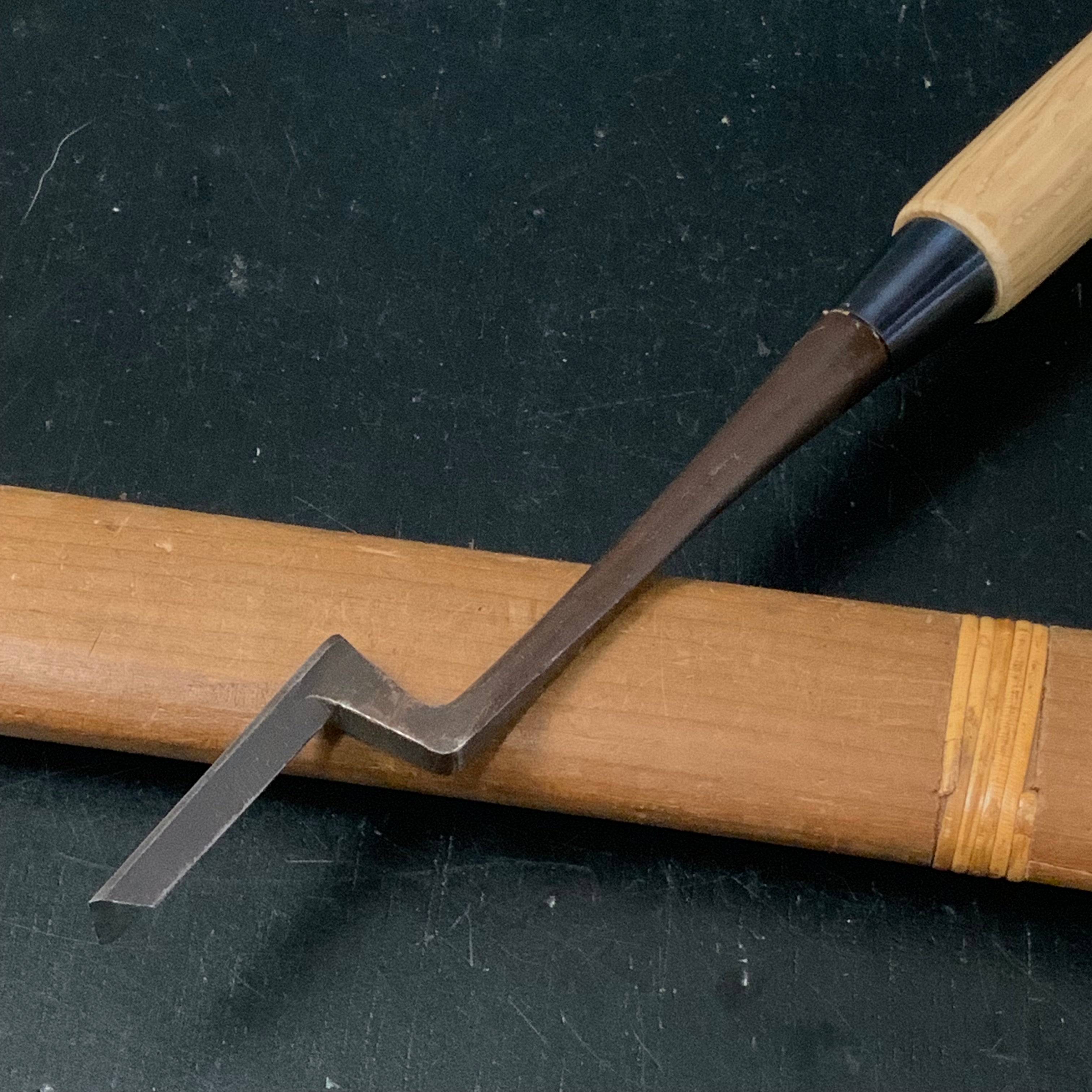 Old stock Hirayoshi Dovetail Trowel chisels (Kotenomi)  掘出し物 平義 鎬 鏝鑿 kotenomi  9mm