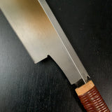 #151 Nagakatsu Dozuki Saw Cross cut with Eddy Type Handles set by Kurashige 渦巻き柄 胴突き鋸 275mm