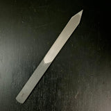 Yoshihide Sakamitsu Tsuchime Kensaki Knives with White (Steel acute angle) 吉秀 三代坂光作 剣先小刀   槌目仕上 鋭角