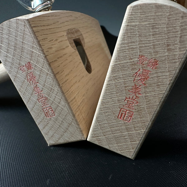 Yubido Marking gauge wide body with two scribing rods  優美堂 鎌毛引幅広  Kebiki